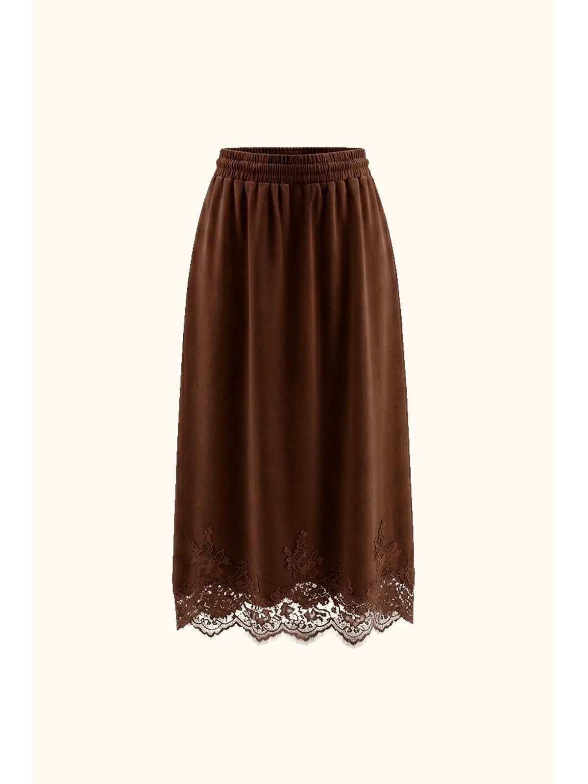 Pollera Elle — chocolate