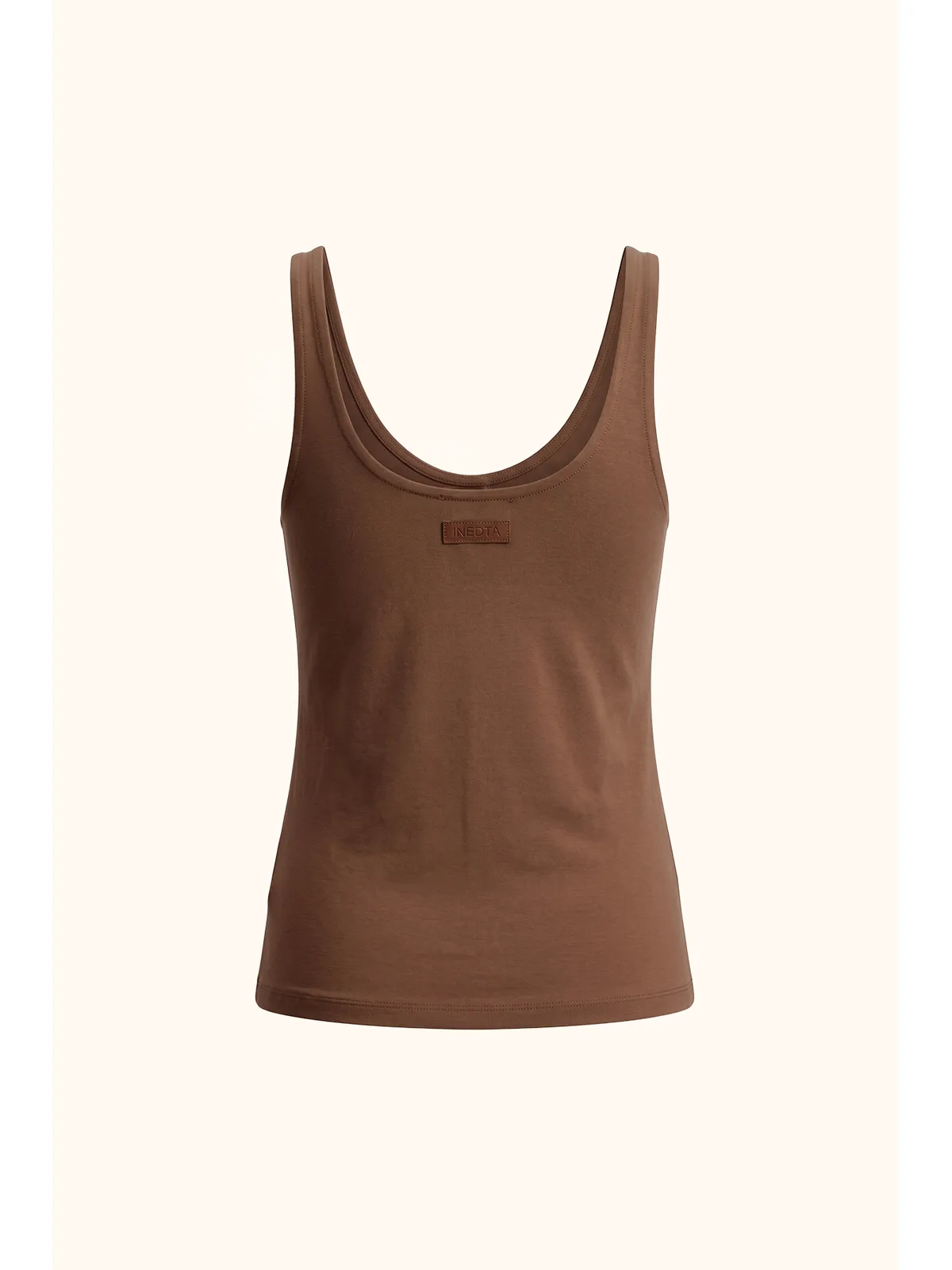 Musculosa Portman — chocolate