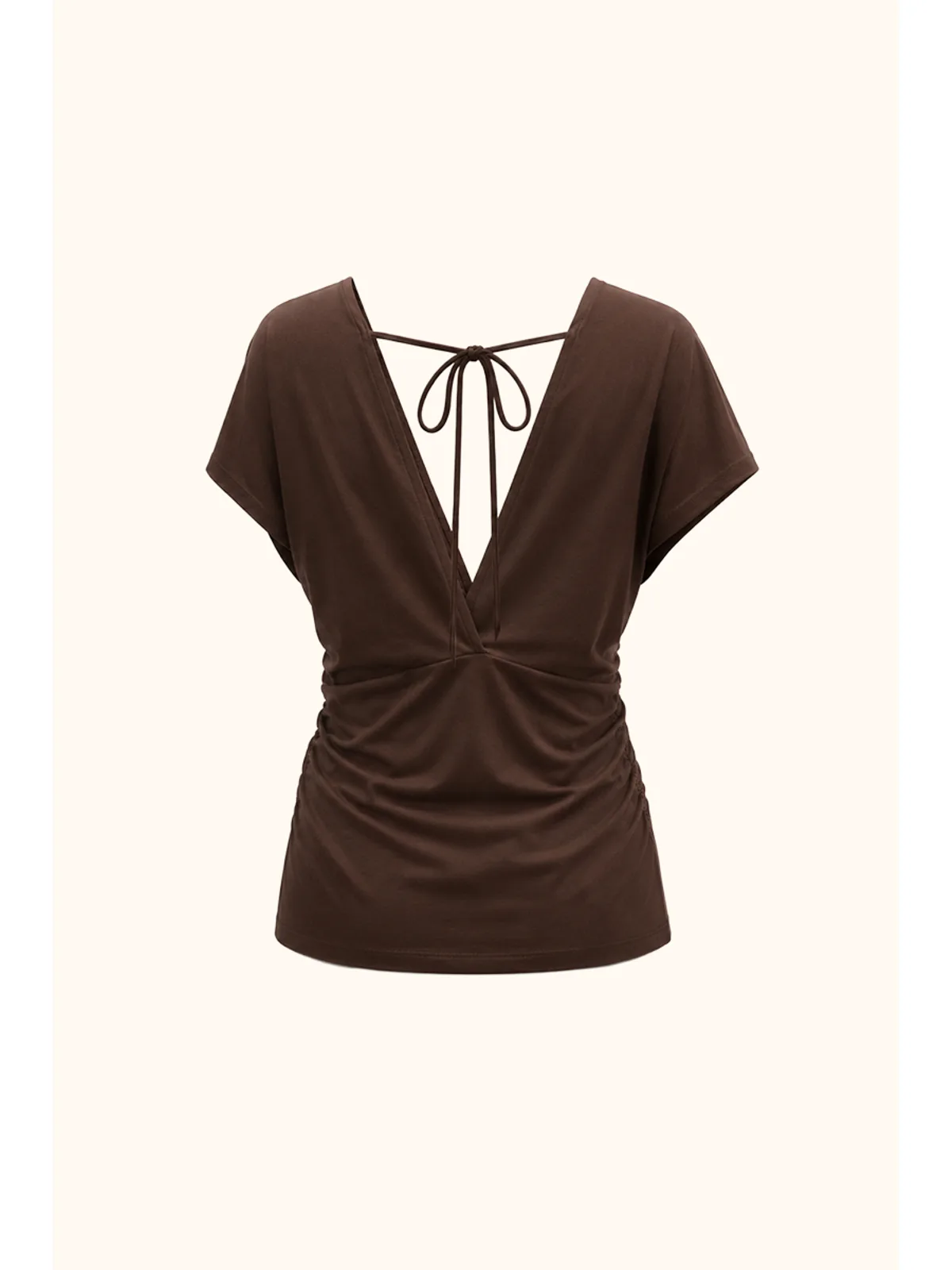Remera Cate — chocolate